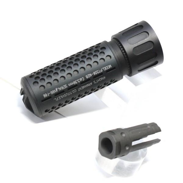 爆買 5KU KAC QDC CQB サプレッサー BK/3Pハイダー(逆)