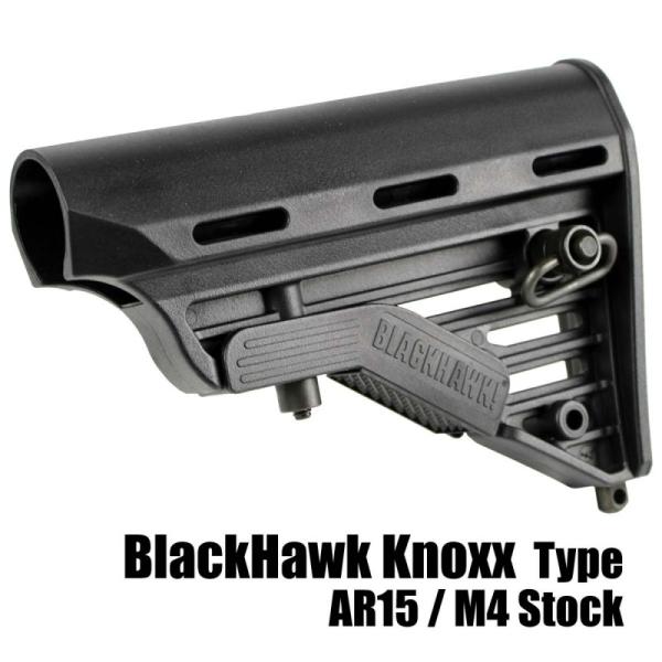 BH Knoxxタイプ AR15/M4ストックBK