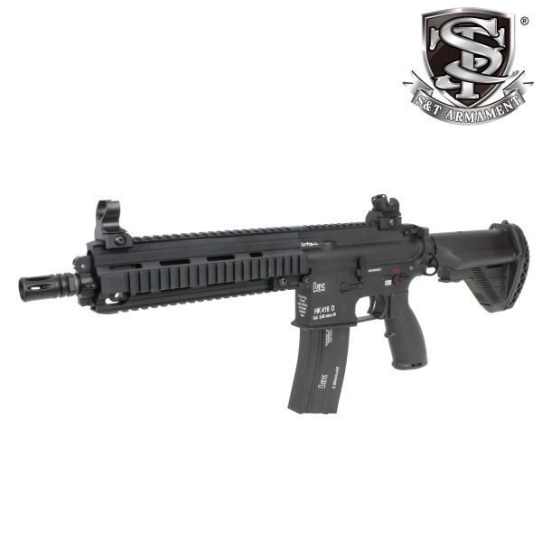 【12月入荷予約】S&amp;T HK416D 10RS フルメタル G3電動ガン BK（電子トリガーシステ...