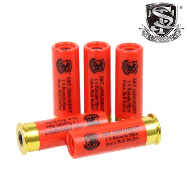 S&amp;T ウィンチェスター M1887用 ショットシェル Red 5Pcs