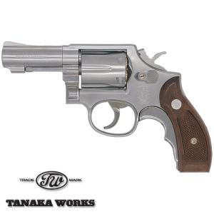 タナカ S&W M65 .357Magnum 3インチ Ver.3 モデルガン ステンレスフィニッシュ｜aquamall