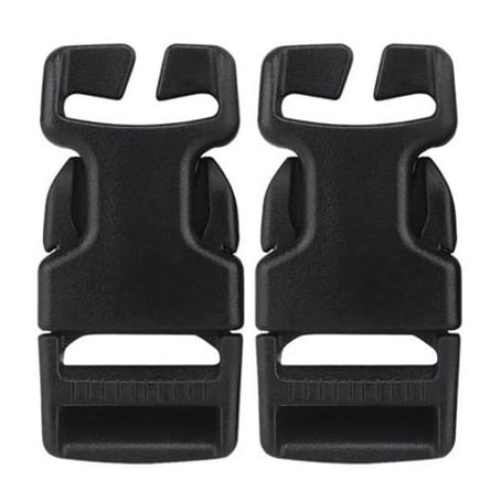 WOSPORT ITWタイプ サイドリリースバックル 2Pcs BK