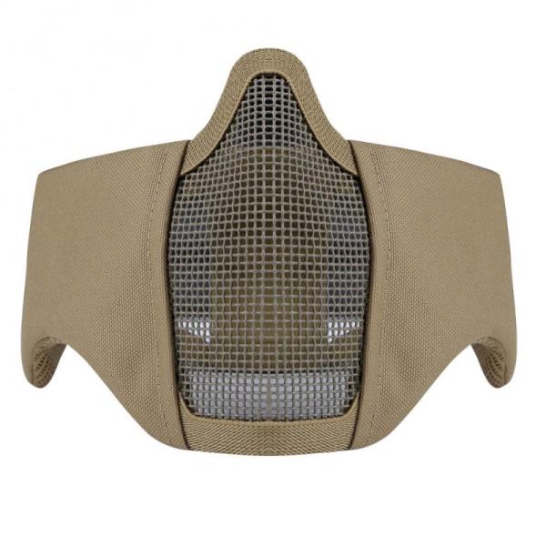 WOSPORT V1タイプ メッシュマスク ナイロン チークL TAN