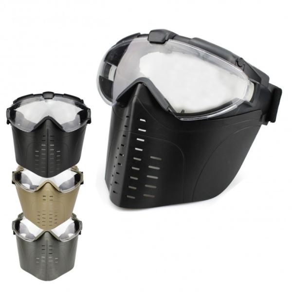 WOSPORT 電動ファン内蔵 フルフェイスゴーグル TAN (MA24T)