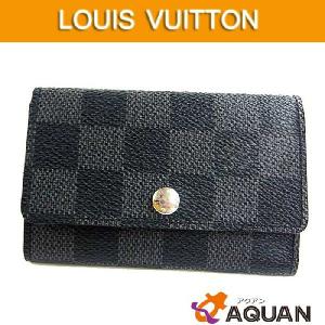 ルイヴィトン　LOUIS　VUITTON 　ダミエグラフィット　キーケース　ミュルティクレ6　 N62662｜aquankyoya