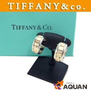 TIFFANY&Co．　ティファニー　アトラス　フープピアス　シルバー　SV925　｜aquankyoya