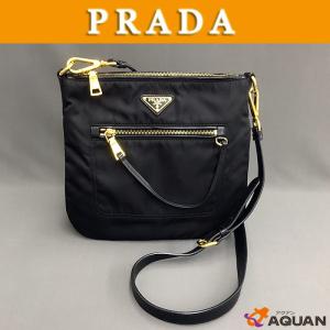 PRADA　プラダ　ナイロンショルダー　ショルダーバッグ　ポシェット　黒　ブラック　ナイロン　送料込み｜aquankyoya