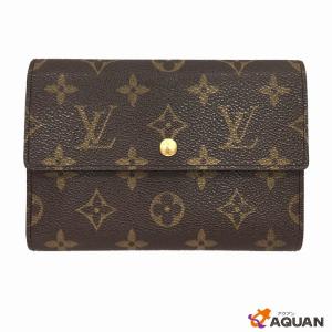 セール　LOUIS　VUITTON　ルイヴィトン　モノグラム　ポルトトレゾールエテュイパピエ　M61202　三つ折り財布　送料込み｜aquankyoya