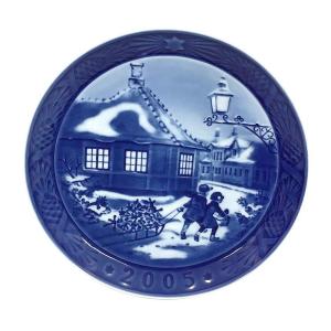 ROYAL COPENHAGEN コペンハーゲン イヤープレート 2005年 平成17年 HANS CHRISTIAN ANDERSEN HOUSE アンデルセンの生家 未使用 aq4276｜aquankyoya