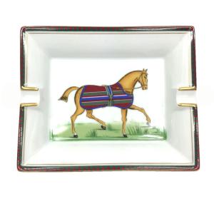 HERMES エルメス アフリカ グリーン トレイ 小物入れ 未使用 aq7525  