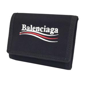 バレンシアガ BALENCIAGA 三つ折財布 507481 財布 ウォレット ブラック 未使用 新古品 aq6012｜aquankyoya