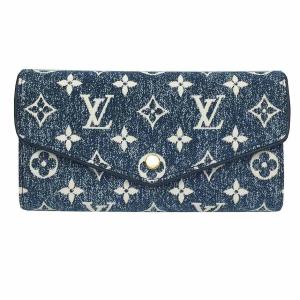 LOUIS VUITTON ルイヴィトン モノグラムジャガードデニム ポルトフォイユ・サラ M81183 長財布 未使用品 aq6445｜aquankyoya