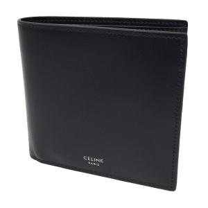 CELINE セリーヌ Bi-fold Wallet バイフォールドウォレット スムースカーフ 10B653BGO 二つ折財布 aq6466｜aquankyoya