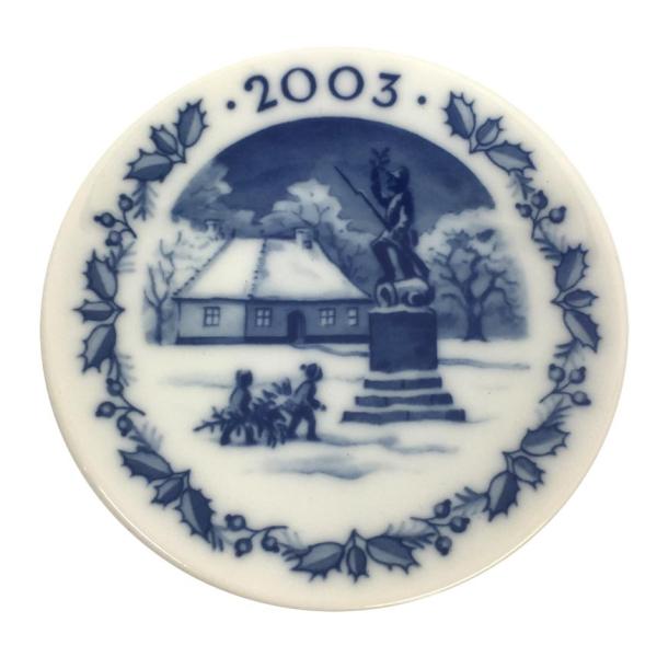 ROYAL COPENHAGEN ロイヤルコペンハーゲン ミニイヤープレート 2003年 クリスマス...