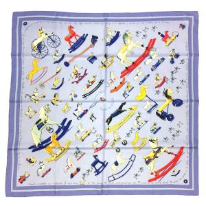 セール HERMES エルメス スカーフ カレ90 ANIMAL ALPHABET 動物 