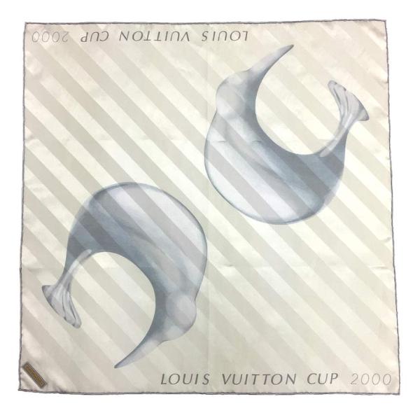 LOUIS VUITTON ルイヴィトン ヴィトンカップ 2000年限定 スカーフ キウイ 鳥 カレ...