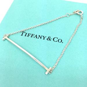 TIFFANY＆CO. ティファニー Tスマイル ブレスレット AG925 シルバー アクセサリー aq9418｜aquankyoya