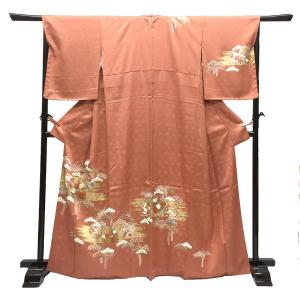 セール 京やB046 正絹 訪問着 付下げ 附下 花尽くし 桜 菊 萩 桔梗