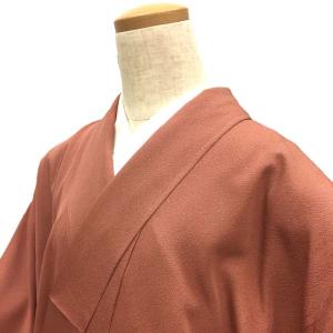 トールサイズ 小紋　落款あり　正絹 ももちゃんさん専用。美品正絹トールサイズ小紋ブルーグレー