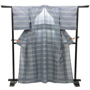 京やI551 正絹 夏着物 夏大島 夏の大島紬 紗 夏紬 紗紬 【本場大島紬
