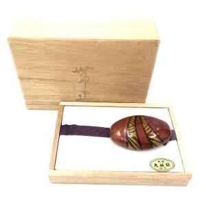 京やA608（S003） 帯留め 本べっ甲 本鼈甲 黒甲 金蒔絵 螺鈿 日本工芸