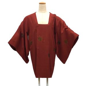 セール 京やM054 正絹 道中着 広衿 セミロング丈 裄69以上 裄長め 板