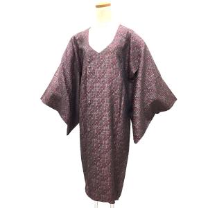 セール 京やM054 正絹 道中着 広衿 セミロング丈 裄69以上 裄長め 板