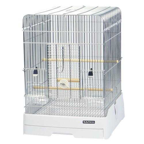 鳥かご ケージ C92 サンコー イージーホーム ステンレス37バードWH （おまけ付き！）手乗り ...
