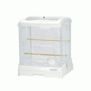 鳥かご[送料無料] 三晃商会 イージーホームクリアバード35-WH ホワイト サンコー とりかご