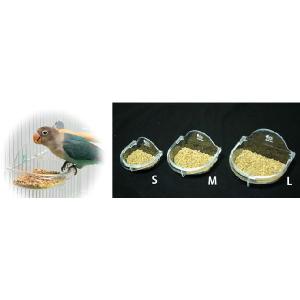 サンコー 浅型バード食器 (M) 小鳥のエサ入れの詳細画像3