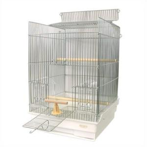 HOEI 鳥かご ケージ HOEI 465オカメ 底カラー ブラウン (組立サイズ