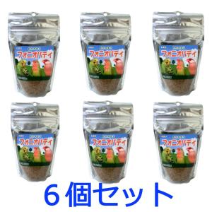 【送料無料】小鳥の餌 PF-23 黒瀬 自然派宣言 フォニオパディ120g×6個セット