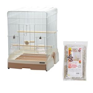 三晃商会 鳥かご サンコー 35-WH（ホワイト）イージーホームクリア