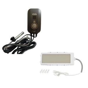 マルカン CASAデジタルサーモ300＋CASAヒートランプ60Wセット : アクア