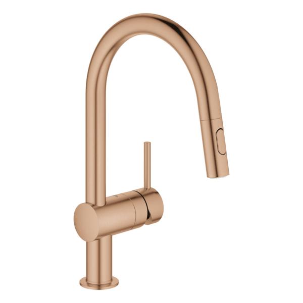 32321DL2J-2　グローエ GROHE　シングルレバーキッチン混合栓（ブラッシュドウォームサン...