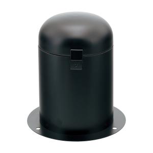 626-139-D　カクダイ　立型散水栓ボックス　カギつき（ブラック）