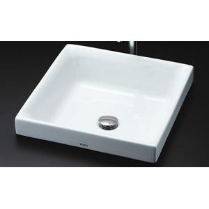 TOTO LS716 + TLG04305JA TOTO カウンター式角形洗面器セット ベッセル