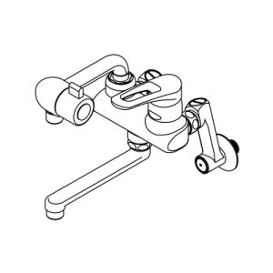 TOTO 湯ぽっと専用水栓 TOTO T335DR 先止め式熱湯用 シングルレバー