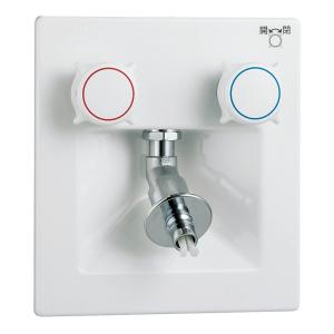 TOTO TW40S TOTO 緊急止水弁付 洗濯機用水栓 ピタットくん 壁付