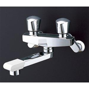 TOTO 【TKJ20BAU】 壁付2ハンドル混合水栓（整流、共用） яг