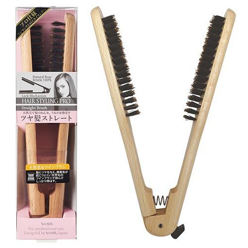 【ヘアスタイリングプロ ストレートブラシ SPR-2800】ヘアブラシ ストレート ブラシ 豚毛 艶...