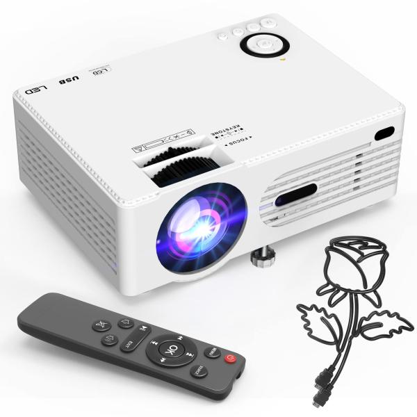 8500L Portable Projector for Home Theater Entertai...