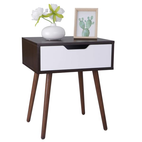 SUPER DEAL Mid Century End Table Modern Side Table...