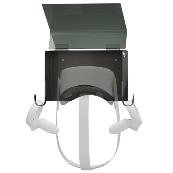 yamagahome VRヘッドセットスタンド VRヘッドセットホルダー 壁マウント VR収納ラック...