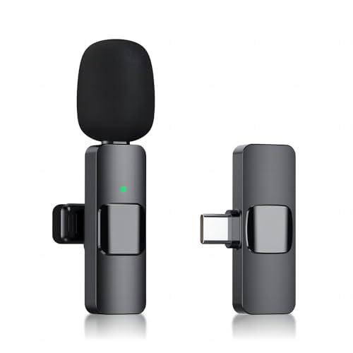 PQRQP Wireless Mini Microphone, Microphone for And...