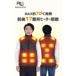 電熱ベスト 日本製 繊維ヒーター ヒーターベス...の詳細画像3