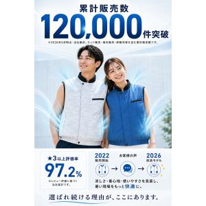 【限定特価】空調作業服 空調ウェア ベスト フ...の詳細画像2