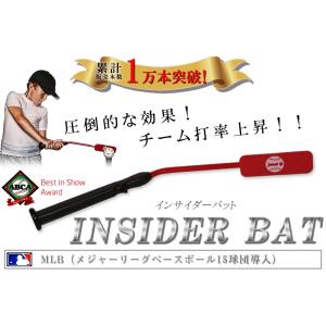 トレーニングバット バッティング練習 野球 素振り Insider Bat インサイダーバット ティーバッティング