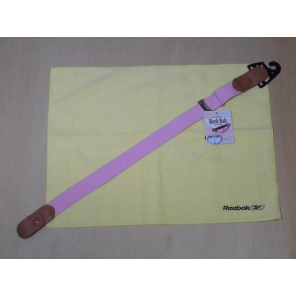 ウエスト調節・フックベルト♪ウエスト約８０ｃｍまで・・・ピンク無地