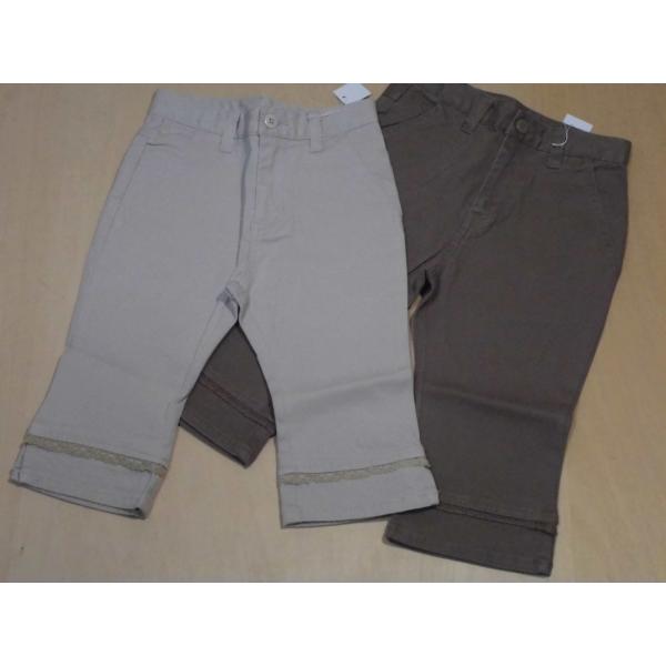 ◇アースカラー◇カプリハーフパンツ♪100〜120ｃｍ